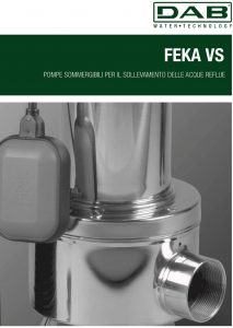 pompe à eau submersible DAB FEKA vs 550 M-A