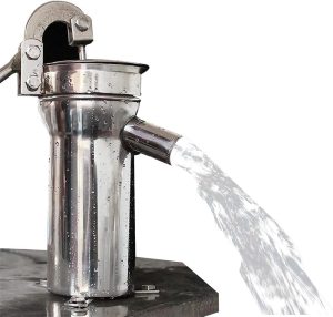 Pompe à eau manuelle pour puit profond
